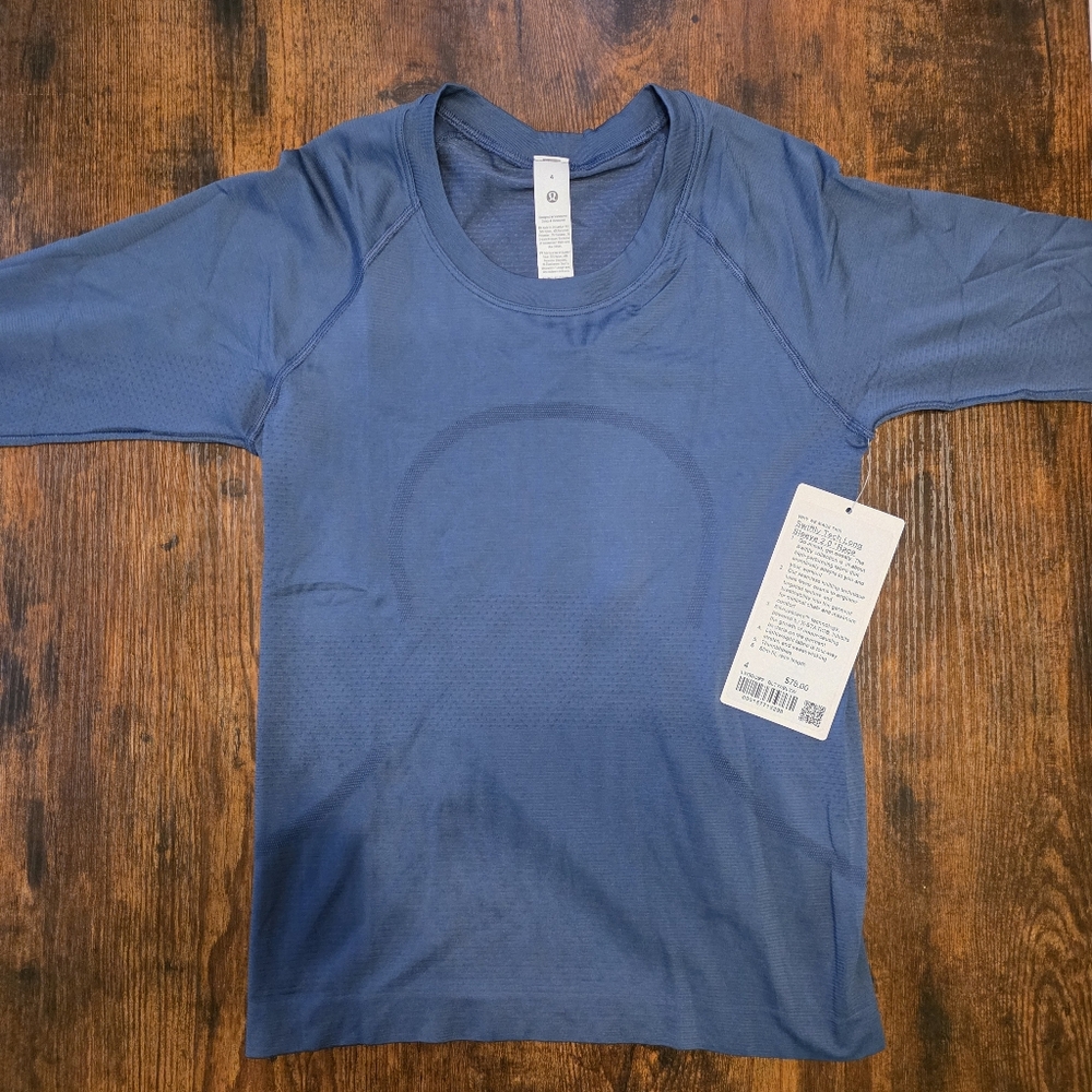 Lululemon Swiftly Tech Long Sleeve 2.0 *Race Size 4 New